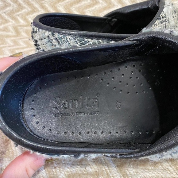 Sanita Tilly Tweed Woven Professional Clogs - Picture 7 of 8